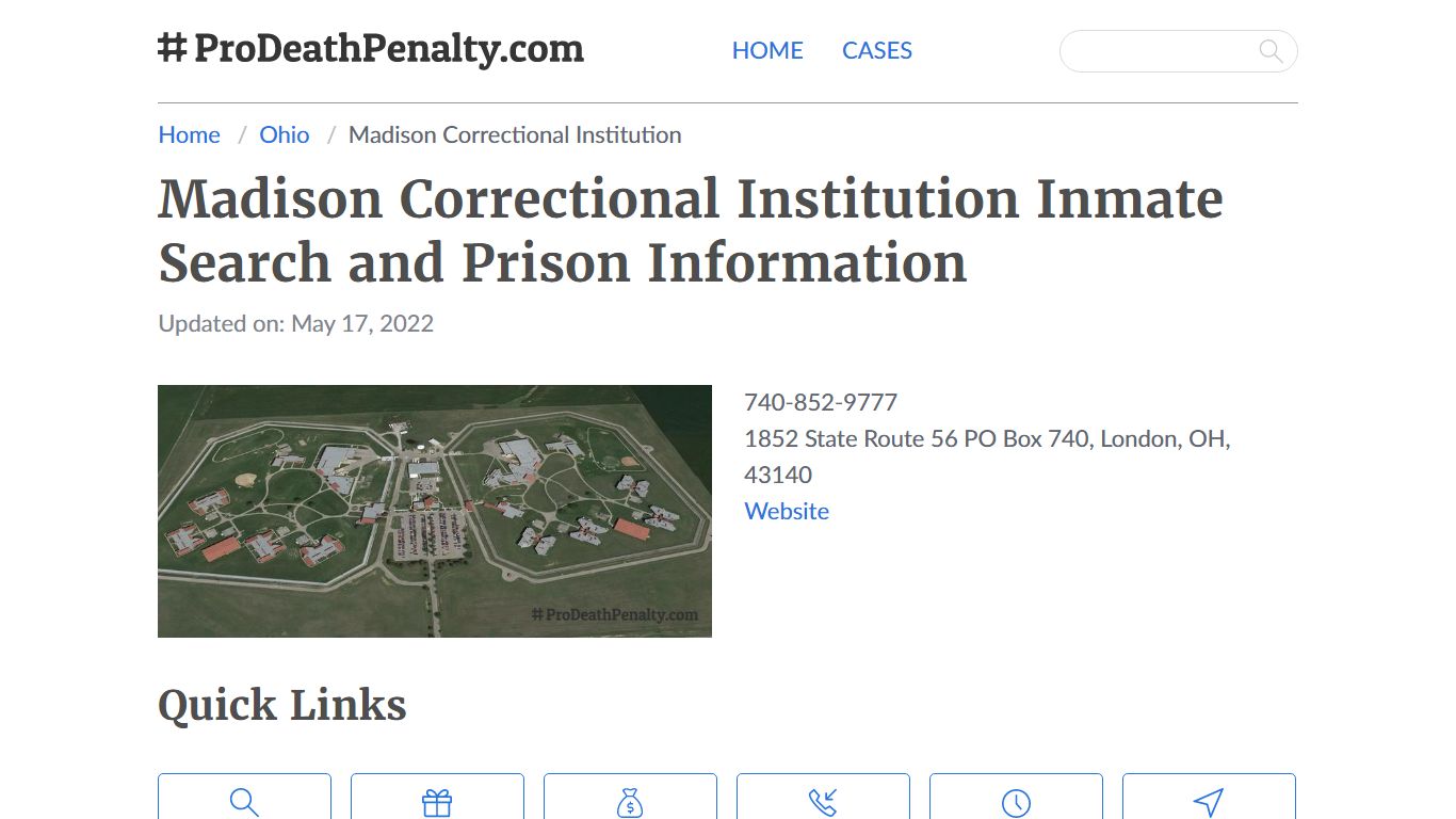Madison Correctional Institution Inmate Search, Visitation ...
